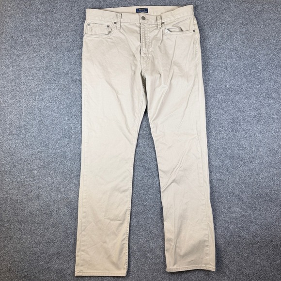 Polo Ralph Lauren Other - Polo Ralph Lauren Pants Mens 34x32 Brown Varick Slim Straight Chino Stretch